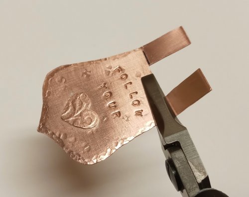 Judy Larson's Easy No Solder Hinges - , General Education, , bend the metal